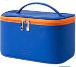 Necessarie Frasqueira Impermeável Lisa - Azul Bic
