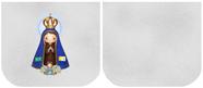 Necessarie Porta Moedas Nossa Senhora Fundo Cinza - Sintético Doll