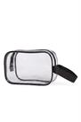 Necessarie Transparente Organizador plástico PVC 020mm Enfermagem Maquiagem Academia Escola Viagem Aeroporto