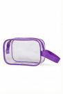 Necessarie Transparente Organizador plástico PVC 020mm Enfermagem Maquiagem Academia Escola Viagem Aeroporto