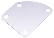 Neck Plate Spirit placa junção braço guitarra baixo cromado Neck Plate Spirit placa junção braço guitarra baixo cromado