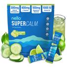 Nello SuperCalm Mistura em Pó para Bebida Auxiliar do Sono Sabor Pepino e Limão 20 sachês