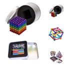 Neocube Colorido Pirâmide Magnética Imã Brinquedo Jogos Com Latinha Para Guardar 6 Cores