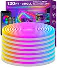 Neon Rope Lights LETIANPAI 37m RGB Waterproof App Control