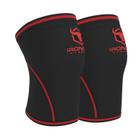 Neoprene de 7 mm com mangas de joelho Iron Bull Strength para homens e mulheres