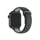 NERDCASE, Pulseira NK Furadinha, Compatível com Apple Watch, 42/44/45/49mm, Verde Verti e Cinza