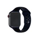 NERDCASE, Pulseira NK, Silicone, Compatível com Apple Watch, Serie 1-9, 42/44/45/49mm, Azul Marinho e Preto