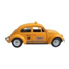 Netcar Metal Fusca Com Fricção Taxi Amarelo 1/32 - Net Toy