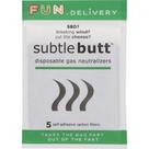 Neutralizadores de gases Fashion First Aid Subtle Butt (5 almofadas)