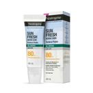 Neutrogena Sun Fresh Derm Care Oil Control Fluido Sem Cor Protetor Solar Facial FPS80 40ml