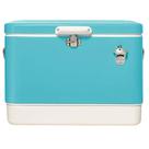 Nevera FSE Retro de Metal 80 Latas/54L Lado Duro Azul Pacífico