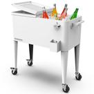 Nevera Permasteel Classic de 80 Qt para Patio Exterior Blanca 18L Nevera Permasteel Classic de 80 Qt para Patio Exterior Blanca 18L
