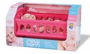 New Born Bercinho Boneca Bebê Reborn Com Bercinho Divertoys