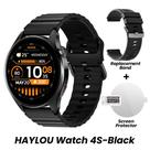 New Haylou Watch 4S GPS 1,43"AMOLED SmartWatch 1ATM À Prova D'água Relógio Esportivo 18Dias-Bateria Cor:Preto New Haylou Watch 4S GPS 1,43"AMOLED SmartWatch 1ATM À Prova D'água Relógio Esportivo 18Dias-Bateria Cor:Preto