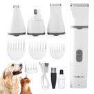 Newpet 4 em 1 Máquina De Tosa Elétrico Profissional Pet Cachorro Gato -Bivolt.
