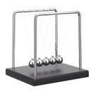 Newton's Cradle SEVNPRIME 5 contas grandes com base de madeira