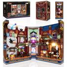 NexBrixxi Conjunto de Montar Book Nook Academia Mágica com Luz, Kit DIY de Escola de Magia para Estante de Livros, Enfeite de Halloween em Blocos de Montar para Adultos, Crianças, Meninos e Meninas a partir de 12 anos NexBrixxi Conjunto de Montar Book Nook Academia Mágica com Luz, Kit DIY de Escola de Magia para Estante de Livros, Enfeite de Halloween em Blocos de Montar para Adultos, Crianças, Meninos e Meninas a partir de 12 anos
