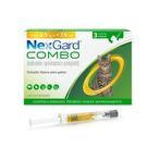 Nexgard Combo Antipulgas Sarna E Vermifugo P/ Gatos 2,5Kg A 7,5Kg - 3 Pipetas