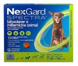 Nexgard Spectra 7,6-15 Kg C/3 Tabletes Antipulga E Carrapato Nexgard Spectra 7,6-15 Kg C/3 Tabletes Antipulga E Carrapato