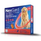 NexGard Spectra Antipulgas e Carrapatos para Caes de 30,1 a 60kg