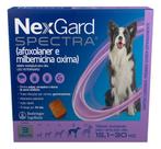 Nexgard Spectra Antipulgas Para Cães 15,1 A 30 Kg 3 Tabletes Nexgard Spectra Antipulgas Para Cães 15,1 A 30 Kg 3 Tabletes