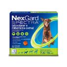 Nexgard Spectra Cães 7,6 a 15kg 1 Comprimido Antipulgas Carrapato e Vermifugo