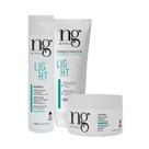 Ng De France Kit Cabelos Finos e Oleosos Shampoo Light 300ml + Condicionador Light + Máscara 250g Ng De France Kit Cabelos Finos e Oleosos Shampoo Light 300ml + Condicionador Light + Máscara 250g