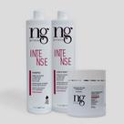 Ng De France Shampoo Hidratante 1 Litro + Condicionador Anti frizz 1 Litro + Máscara Hidratação Capilar Intense
