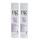 Ng De France Shampoo Matizador Desamarelador Silver Blond 300ml + Cond. Silver Blond 300ml Loiros Grisalhos