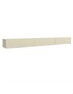 Nicho Aparador Prateleira Nobre 3 Gavetas 202 cm Off White