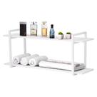 Nicho Banheiro Branco Com Prateleiras Branco 120cm