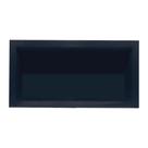 Nicho Banheiro Embutir 30x60cm Plástico Preto - Gerplast, Opção: Preto