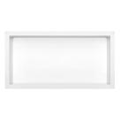 Nicho Banheiro Porcelanato box 30x60x11 Borda De Alumínio.