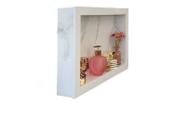 Nicho Banheiro Porcelanato Sobrepor Carrara 37x56x11 c/ kit de instalação