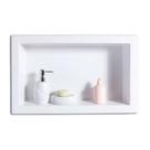 Nicho Banheiro Retangular para Fixar Sintetica 57X35 Branco Irmãos Corso