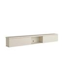 Nicho Basculante 218cm c/ 2 Portas p/ Painel de TV 100% MDF
