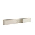 Nicho Basculante 260cm c/ 2 Portas p/ Painel de TV 100% MDF