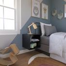 Nicho com Prateleira para Quarto Infantil Bramov Móveis Preto Nicho com Prateleira para Quarto Infantil Bramov Móveis Preto