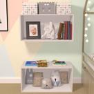 Nicho Cubo com Fundo Branco Glas Baby Bramov Móveis Branco
