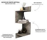 Nicho de canto Artysul MDF Pietra Bronze