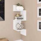 Nicho de Canto com 3 Prateleiras - Branco