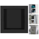 Nicho de chuveiro Suteck 40x40cm com prateleira única para parede de azulejos Nicho de chuveiro Suteck 40x40cm com prateleira única para parede de azulejos