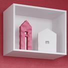 Nicho de Decoração 35x33 Cm Kd1500 Bac Branco - Quiditá Móveis Nicho de Decoração 35x33 Cm Kd1500 Bac Branco - Quiditá Móveis