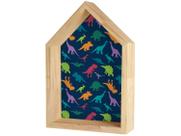 Nicho de Madeira Colorido Casa 23x32cm - Design Up Living Dinossauros