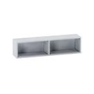 Nicho de Madeira P25 Pandin 120 CM Cinza