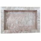Nicho de Mármore Travertino com Fundo 60x40cm - N06040MTCF - LA