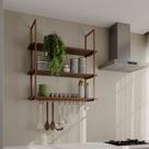 Nicho de Parede Londres 95 Cm Cobre