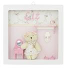 Nicho Decorado Ursinha Quartinho Rosa Quarto Bebê Infantil