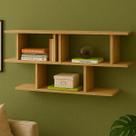 Nicho decorativa 50x90x20cm mdf cru resistente multiuso