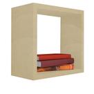 Nicho Decorativo 35x35x15 Cm Em Mdf Natural